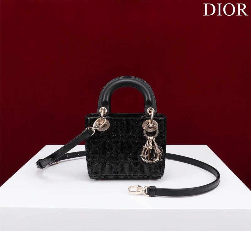 Christian Dior Saddle bags with a distressed leather finishDior Bag