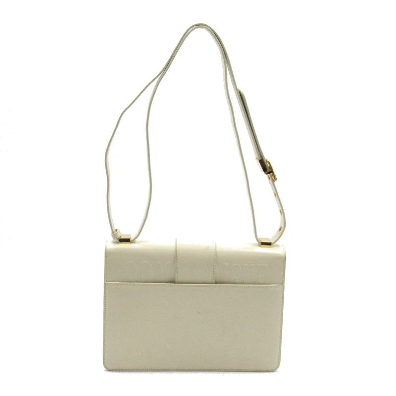 Christian Dior bags with a side - pocket for holding a water bottleDior 2wayShoulder Bag Ivory leather