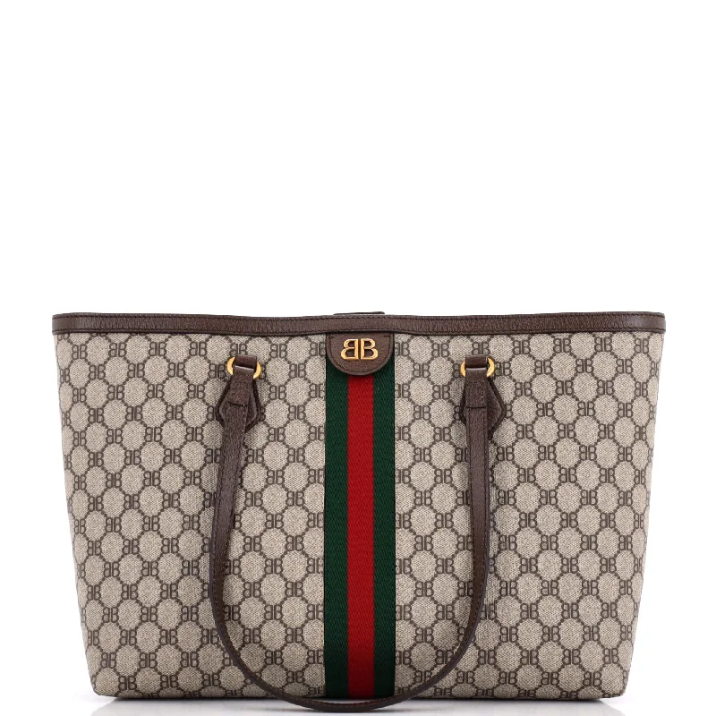 Ladies Gucci Dionysus bags with a chain - link shoulder strapx Gucci The Hacker Project Tote BB Coated Canvas Medium