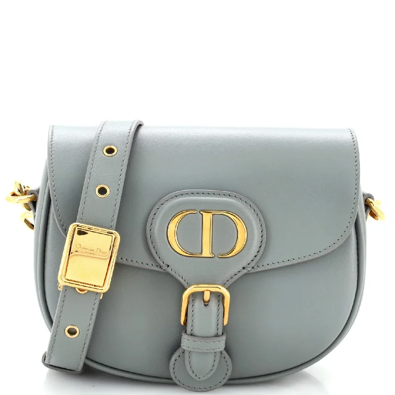 Christian Dior Saddle bags with a distressed leather finishBobby Flap Bag Leather Small