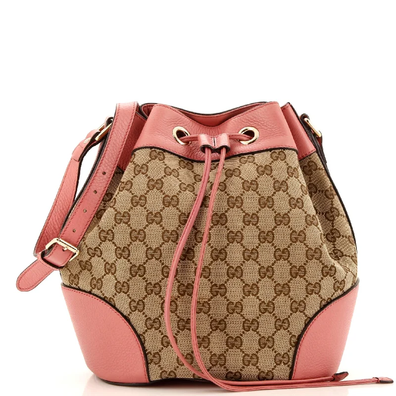 Gucci tote bags for women with a water - resistant coatingClassic Bucket Bag GG Canvas Medium