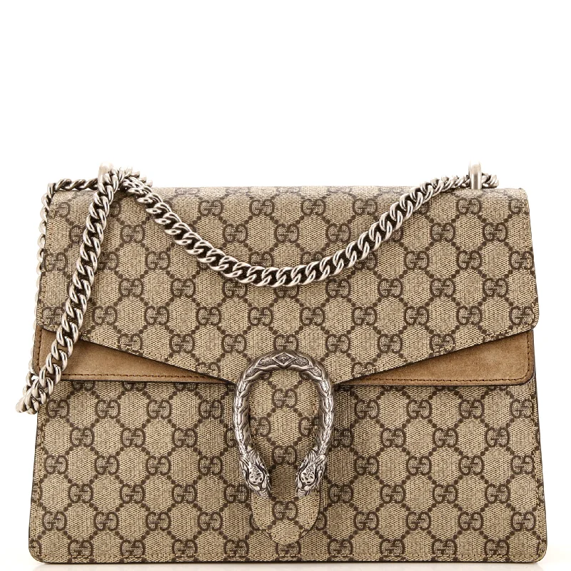 Gucci Marmont bags for women with a snakeskin - effect panelDionysus Bag GG Coated Canvas Medium