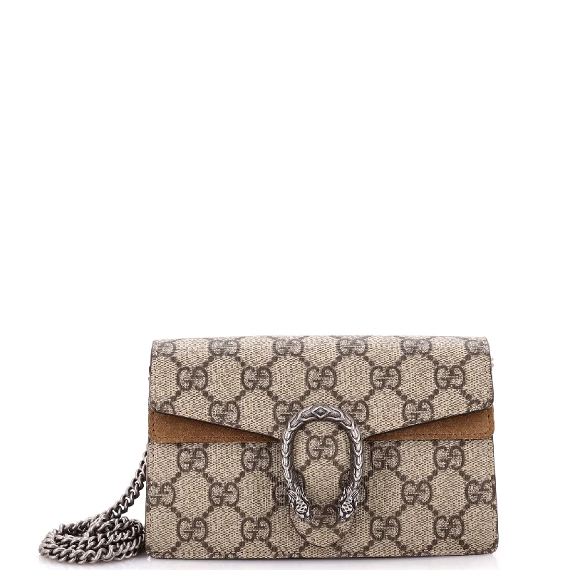 Gucci handbags for women with a patent - leather finishDionysus Bag GG Coated Canvas Super Mini