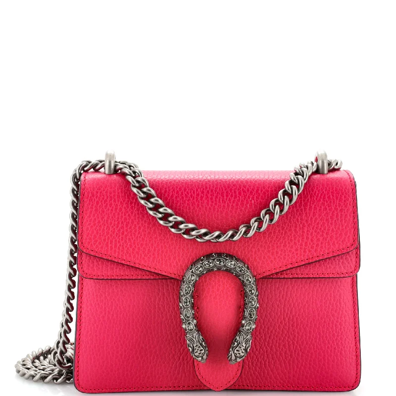 Gucci backpacks for women with a sleek silhouetteDionysus Bag Leather Mini