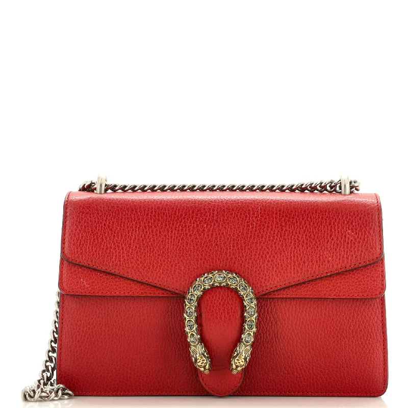 Women Gucci Sylvie bags with a detachable ribbon detailDionysus Bag Leather Small