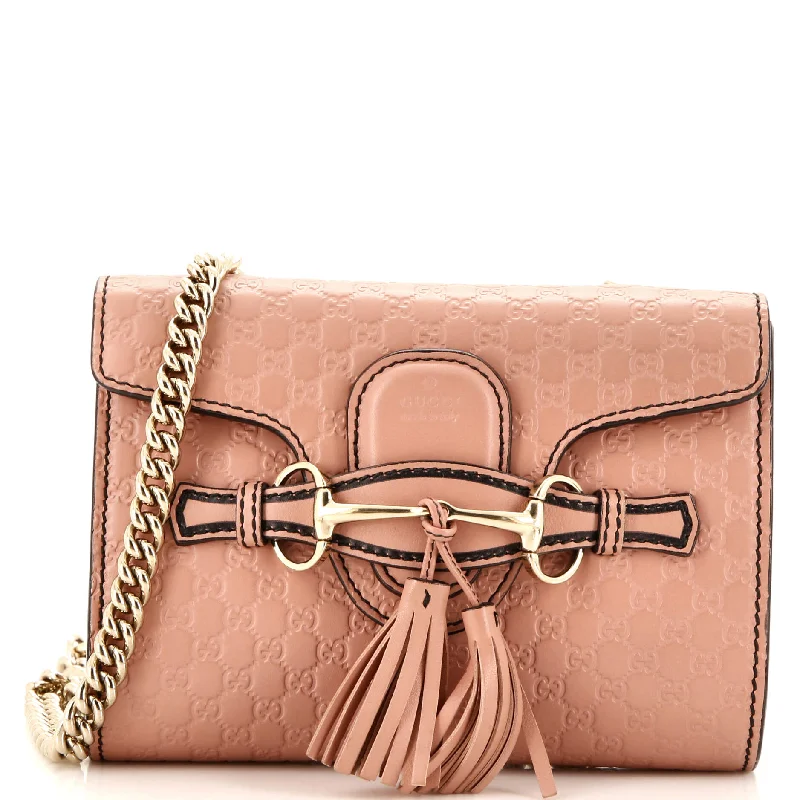 Gucci tote bags for women with a spacious interiorEmily Chain Flap Bag Microguccissima Leather Mini