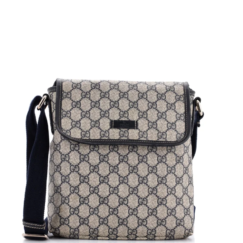 Women Gucci Sylvie bags with a detachable ribbon detailFlap Messenger GG Coated Canvas Small