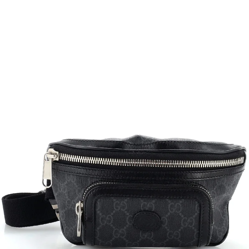 Women Gucci bags with a detachable mirror insideInterlocking G Patch Belt Bag GG Coated Canvas