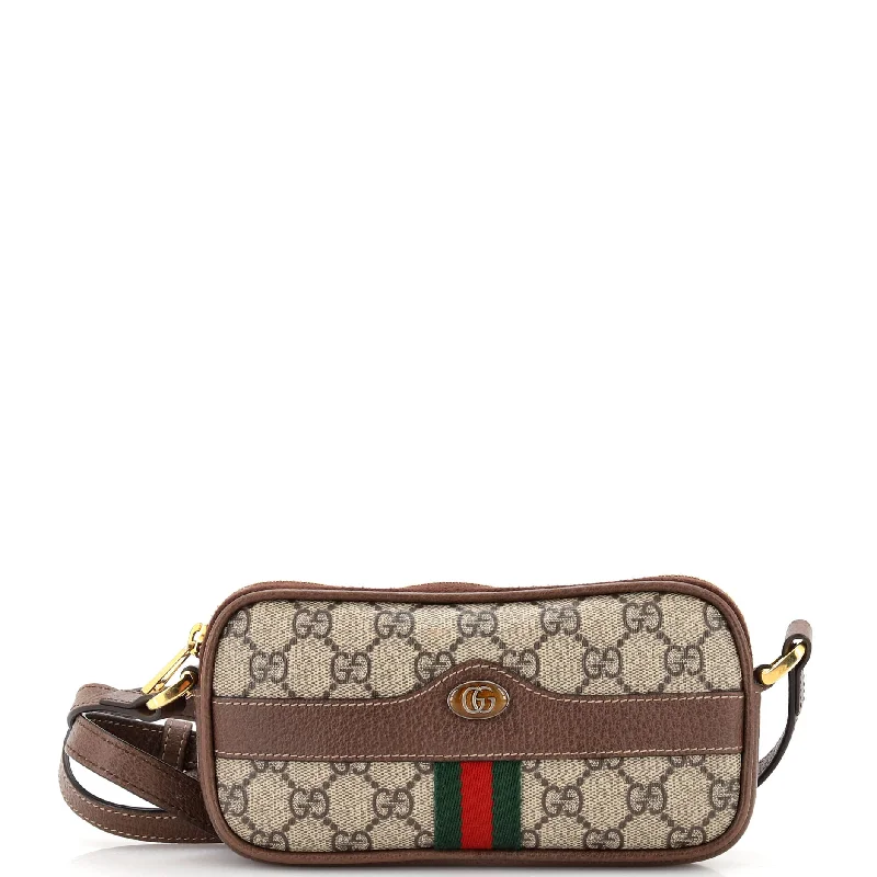 Women Gucci bags with a detachable mobile phone holderOphidia Crossbody Bag GG Coated Canvas Mini