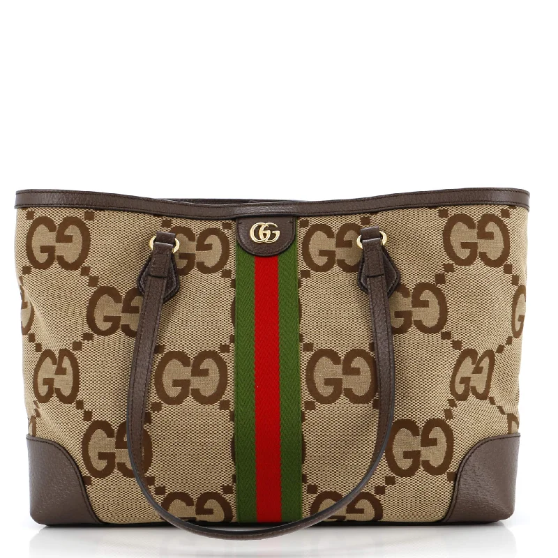 Gucci tote bags for women with a spacious interiorOphidia Shopping Tote Jumbo GG Canvas Medium