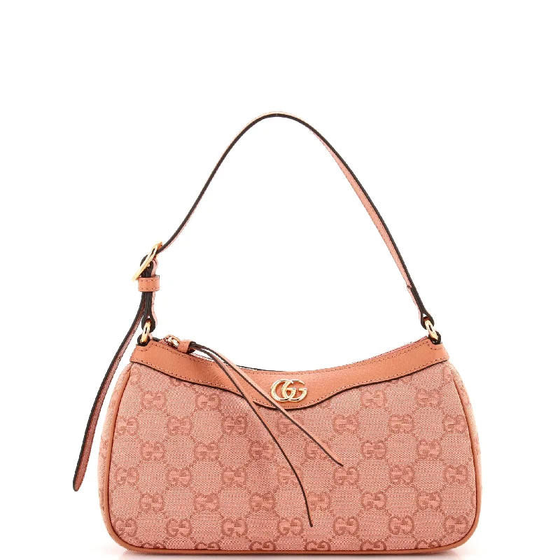 Gucci handbags for women with a metal - framed claspOphidia Zip Pochette Shoulder Bag GG Canvas Small