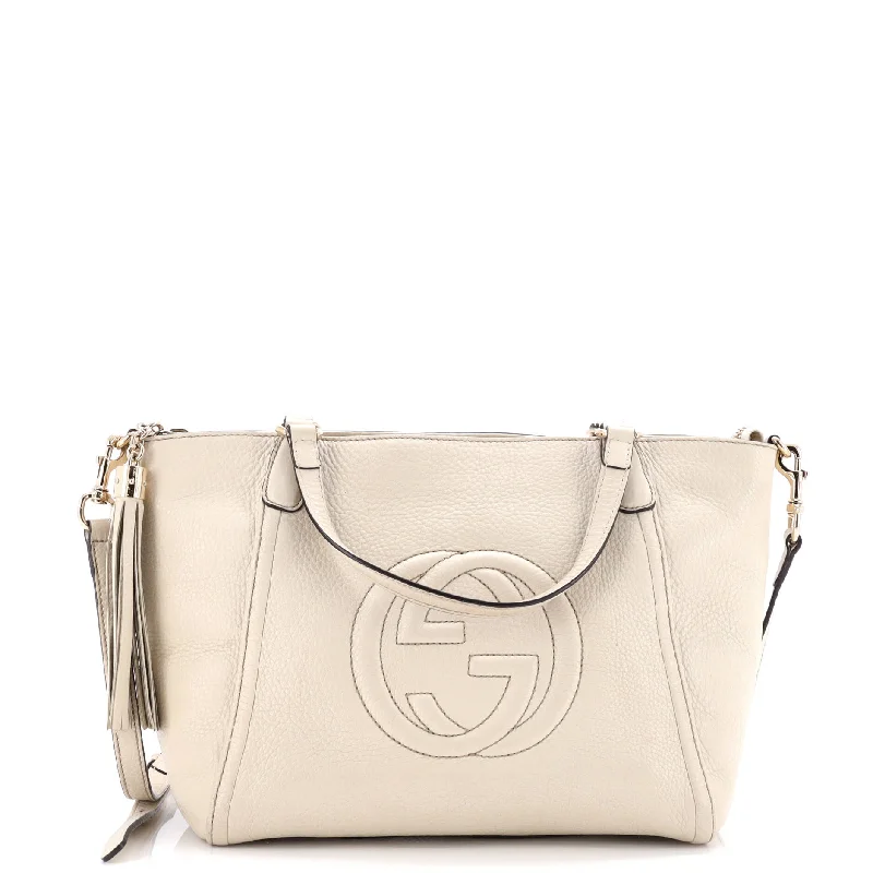 Gucci backpacks for women with a multi - pocket designSoho Convertible Top Handle Bag Leather Small