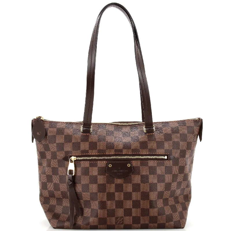 Christian Dior bags with a zip - top closure and multiple compartmentsIena Tote Damier PM